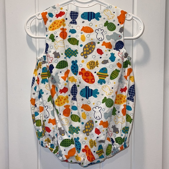 STITCHY FISH- FISH BUBBLE SIZE 9 MONTHS - Picture 2 of 3